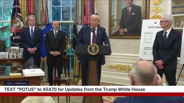 White House Apple Investment Announcement